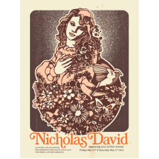 Nicholas David: First Avenue, Minneapolis, MN Concert Poster, 2013 Hamline
